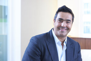 Man smiling at Camera.